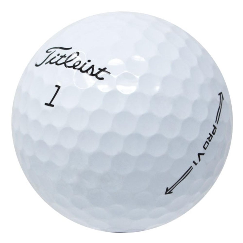 LostGolfBalls - 12 Titleist Pro V1 Golf Balls in Good Condition, 2021 Year Model, AAA Quality, Used & Recycled Used Golf Balls, Titleist ProV1, The #1 Ball in Golf, White