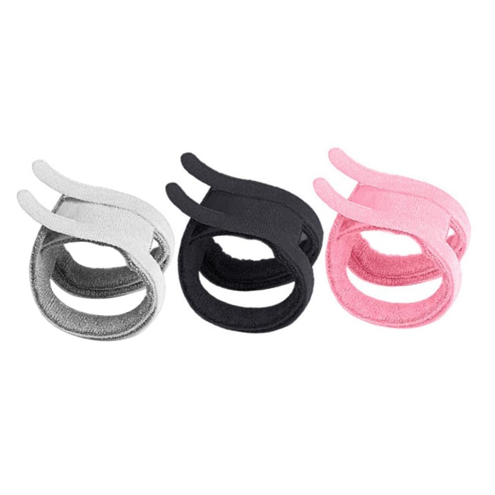 BESPORTBLE 3pcs Elastic Wrist Support Band for Weightlifting Sports Compression Strap for Injury Prevention Unisex for Yoga Basketball and Fitness Gray