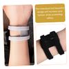 BESPORTBLE 3pcs Elastic Wrist Support Band for Weightlifting Sports Compression Strap for Injury Prevention Unisex for Yoga Basketball and Fitness Gray view 3