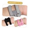 BESPORTBLE 3pcs Elastic Wrist Support Band for Weightlifting Sports Compression Strap for Injury Prevention Unisex for Yoga Basketball and Fitness Gray view 4