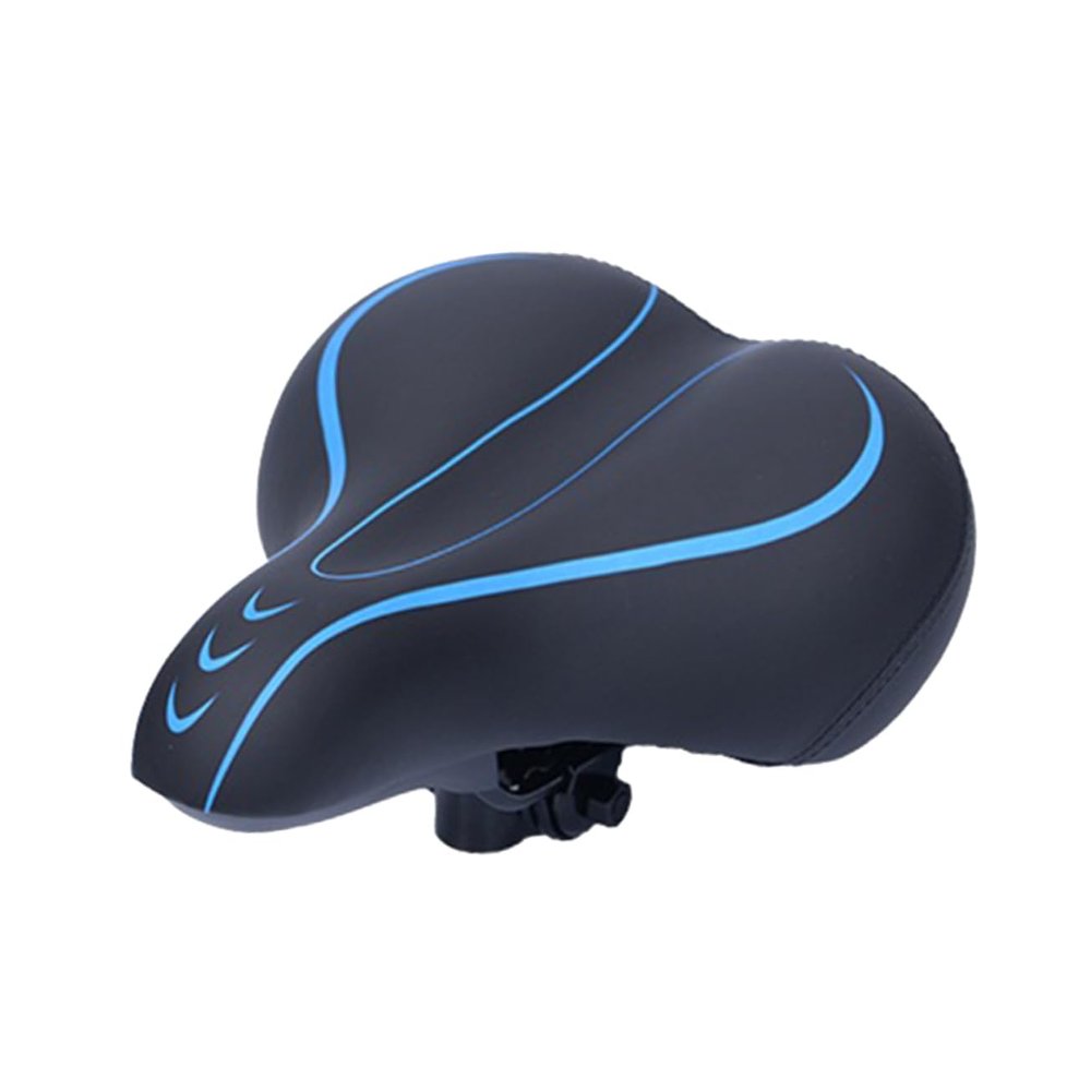 Anneome Comfortable Bike Saddle with Shock Absorption Ergonomic Design for Men Women Fits Mountain Road Bikes Breathable Cushion for Black Blue