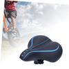 Anneome Comfortable Bike Saddle with Shock Absorption Ergonomic Design for Men Women Fits Mountain Road Bikes Breathable Cushion for Black Blue view 4