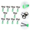 LIOOBO Fishing Rod Alarms 10 Pack Fishing Bite Alarm Bells Fish Pole Bell for Sea Freshwater Anglers view 2