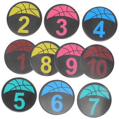 LIOOBO Professional Soccer Sign Discs Football Training Tools Soccer Training Markers Sturdy PVC for School and Home