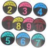 LIOOBO Professional Soccer Sign Discs Football Training Tools Soccer Training Markers Sturdy PVC for School and Home view 1