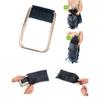 BESPORTBLE Portable Lightweight Outdoor Folding Chair Durable Oxford Comfortable Camping Seat for Fishing Picnics and Gardening Black view 2