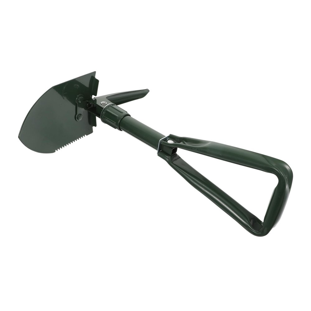 BESPORTBLE 1set Stainless Steel Folding Snow Shovel Canvas Bag Practical Garden Tool for and Ice Removal Winter Camping and Outdoor Activities
