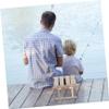 BESPORTBLE Mini Stool Collapsible Stool Chairs for Fishing Folding Camp Portable Chair Portable Nylon Small Extendable Wood 28c Aldult view 2