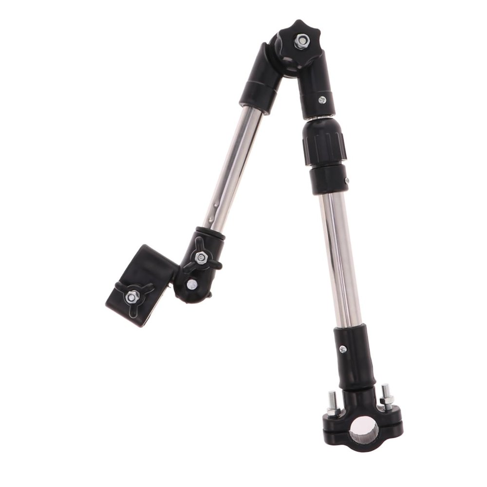 Anneome Practical Bike Umbrella Stand Retractable Detachable for Easy Installation