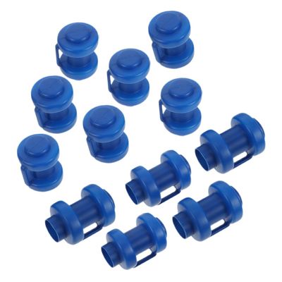 LIOOBO 12pcs Trampoline Pole Sleeves Wear-Resistant Trampoline Caps for Accessories