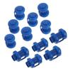 LIOOBO 12pcs Trampoline Pole Sleeves Wear-Resistant Trampoline Caps for Accessories view 1