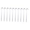 Anneome 10pcs Outdoor Tent Pegs Corrosion Resistant Stakes for Hiking Camping and Garden Use