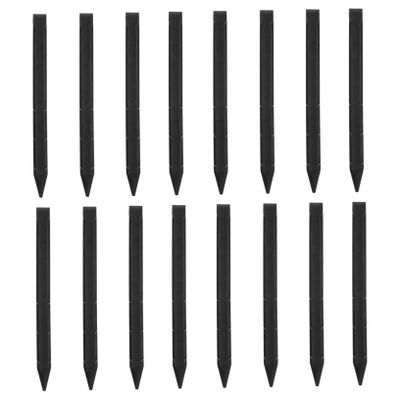 Anneome 16pcs Shaped Plastic Tent Pegs for Outdoor Camping Durable Ground Stakes for Tents Canopies and Gardening Easy to Install Stable Support Highly Visible