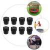 BESPORTBLE Latex Trampoline Leg Caps 8pcs Anti-Skid Trampoline Replacement Leg Tips for Fitness Equipment view 4