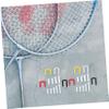 LIOOBO Badminton Racket String Protector Tubing Double Line Hole Design Pu Material Durable Wire Protector for Maintaining Racket Strings Essential Badminton Supplies Transparent view 4