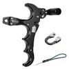 Tatoc Bow Release Thumb Archery 360 Rotatable Thumb Release for Compound Bow 4 Finger Release-Bow Trigger (Black) view 1