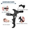 Tatoc Bow Release Thumb Archery 360 Rotatable Thumb Release for Compound Bow 4 Finger Release-Bow Trigger (Black) view 2