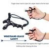 Tatoc Bow Release Thumb Archery 360 Rotatable Thumb Release for Compound Bow 4 Finger Release-Bow Trigger (Black) view 4