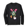 Crazy Cartoon Character Artificial Intelligence Concept Long Sleeve T-Shirt view 1