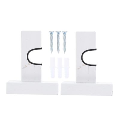 LIOOBO Multi-function Wooden Bat Hanger Wall-mounted Baseball Bat Rack Display Holder for Home Scratch Stand