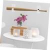 LIOOBO Multi-function Wooden Bat Hanger Wall-mounted Baseball Bat Rack Display Holder for Home Scratch Stand view 3