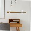 LIOOBO Multi-function Wooden Bat Hanger Wall-mounted Baseball Bat Rack Display Holder for Home Scratch Stand view 4