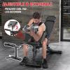XDDIAS Workout Bench, Adjustable Weight Bench with Leg Extension and Leg Curl, Extended Headrest, 900LBS Preacher Curl Bench Incline Decline Flat Workout Bench for Home Gym Full Body Exercise view 4