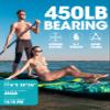 CETANA 11'635" Extra Wide Stand Up Paddle Board for Adults & Youth, 400lb Capacity Inflatable Paddle Board, Sup for 2+1 Person with Removable US Fin, 100L Backpack, Floating Paddle, Safety Leash view 2