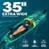 CETANA 11'635" Extra Wide Stand Up Paddle Board for Adults & Youth, 400lb Capacity Inflatable Paddle Board, Sup for 2+1 Person with Removable US Fin, 100L Backpack, Floating Paddle, Safety Leash view 3