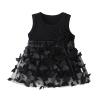 Baby Girl Tutu Dresses Infant Sleeveless Dress Toddler Rainbow Tulle Dress Princess Soft Mesh Tutu (Black, 12-18 Months) view 1