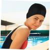 BESPORTBLE 2pcs Swim Caps for Adults Flexible Pu Swimming Hat for Hair Skid Design Unisex Swim Cover and Comfortable Fit for Pool and Bath Use view 4