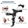 Tatoc Bow Release Thumb Archery 360 Rotatable Thumb Release for Compound Bow 3/4 Finger Release-Bow Trigger (Black) view 2