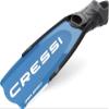 CRESSI BH082038 Free Diving Scuba Diving Full Foot Fin [GARA Modular Sprint] with 29 Degree Angle, Replaceable Blade, Blue, 38/39 (23.5-24.5cm) view 2