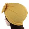1Pack Women'S Chemo Headscarf Soft Pre-Tied Cancer Headwear Scarves Caps Turban Pretied Head Scarves (Yellow, One Size) view 4