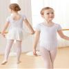 Daydance Lined Basic White Leotards for Girls Ballet, Dance, Gymnastics, Swim, Yoga view 2
