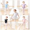Daydance Lined Basic White Leotards for Girls Ballet, Dance, Gymnastics, Swim, Yoga view 3
