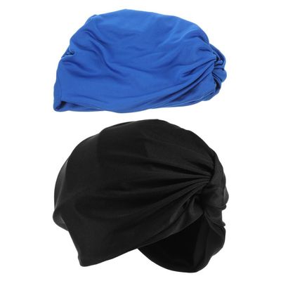 Baluue 2pcs Women Swim Cap Adult Swimming Hat for Hair Comfortable Easy to Wear Includes Colors for Pool and Beach Use