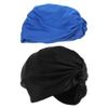 Baluue 2pcs Women Swim Cap Adult Swimming Hat for Hair Comfortable Easy to Wear Includes Colors for Pool and Beach Use view 1