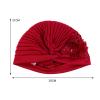 1 Piece Women Turban Chemo Headwear Cancer Hats Headwrap Stretchy Turban Cap Beanie Sleep Cap (White, One Size) view 2