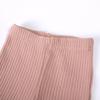 MYGBCPJS Baby Girls 2 Pack Ribbed Flare Trousers Toddler Elastic Waist Bell Bottoms Pants Infant Relaxed Fit Ruffle Leggings view 4
