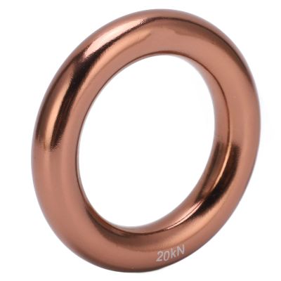 Topyond 20KN Rappel Ring, Aluminum Alloy Round Rappel Ring for Climbing for Mountain Climbing, Tree Climbing, and Adventure Sports