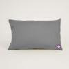 Yogikuti Cotton-Filled Iyengar Yoga Pillow, Cotton Cushion Best for Back & Neck Support in Restorative Pose, Meditation (Grey) view 1