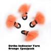 Pack of 4 Yarn Strike Indicator Small High Visibility for Fly-Fishing Nymphing Three Color Choices (Orange 4pcv) view 3