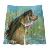 Bass Fishing Men's Pajama Shorts Lightweight Lounge Pants Pj Bottoms Sleep Pants S view 4