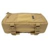FHF Gear Lumbar Pack  MOLLE-Compatible Hip Belt Storage Pouch for Hunting, Tactical & Fishing Gear with Zippered Pockets, Coyote Brown view 3