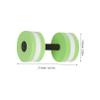 KOMBIUDA 2pcs Aqua Dumbbells for Water Aerobics, EVA Foam Exercise Set view 2