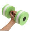 KOMBIUDA 2pcs Aqua Dumbbells for Water Aerobics, EVA Foam Exercise Set view 4