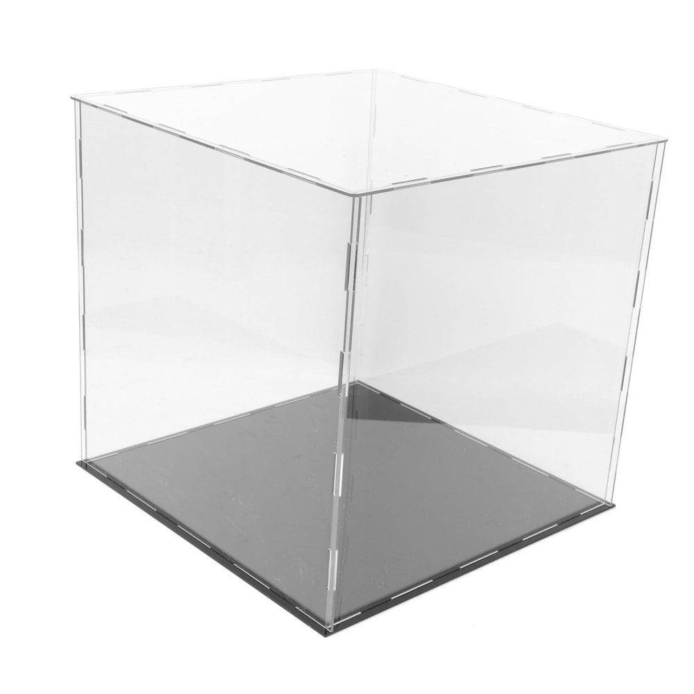 KOMBIUDA Football and Basketball Display Case Storage Box Dust for Collectors for Showcasing Sports Memorabilia