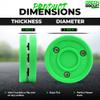 Green Biscuit 4-Pack Off Ice Hockey Pucks - 2 Original Passer and 2 Snipe New 2.0 Puck, Street Hockey Puck for Passing, Stickhandling and Shooting, Plus 1 NHL Puck-Official (Boston Bruins) view 4