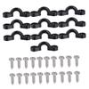 KOMBIUDA Durable C-Shaped Kayak Deck Buckle Set with Rivets Lightweight Easy to Install for Kayak Accessories and Outdoor Use view 1